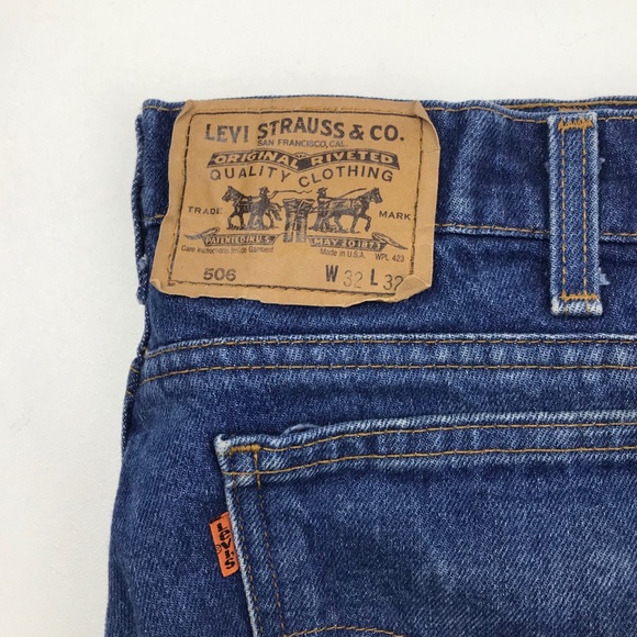 Vintage Levi’s 506 High Waist wedgie fit Jeans - Picture 7 of 7